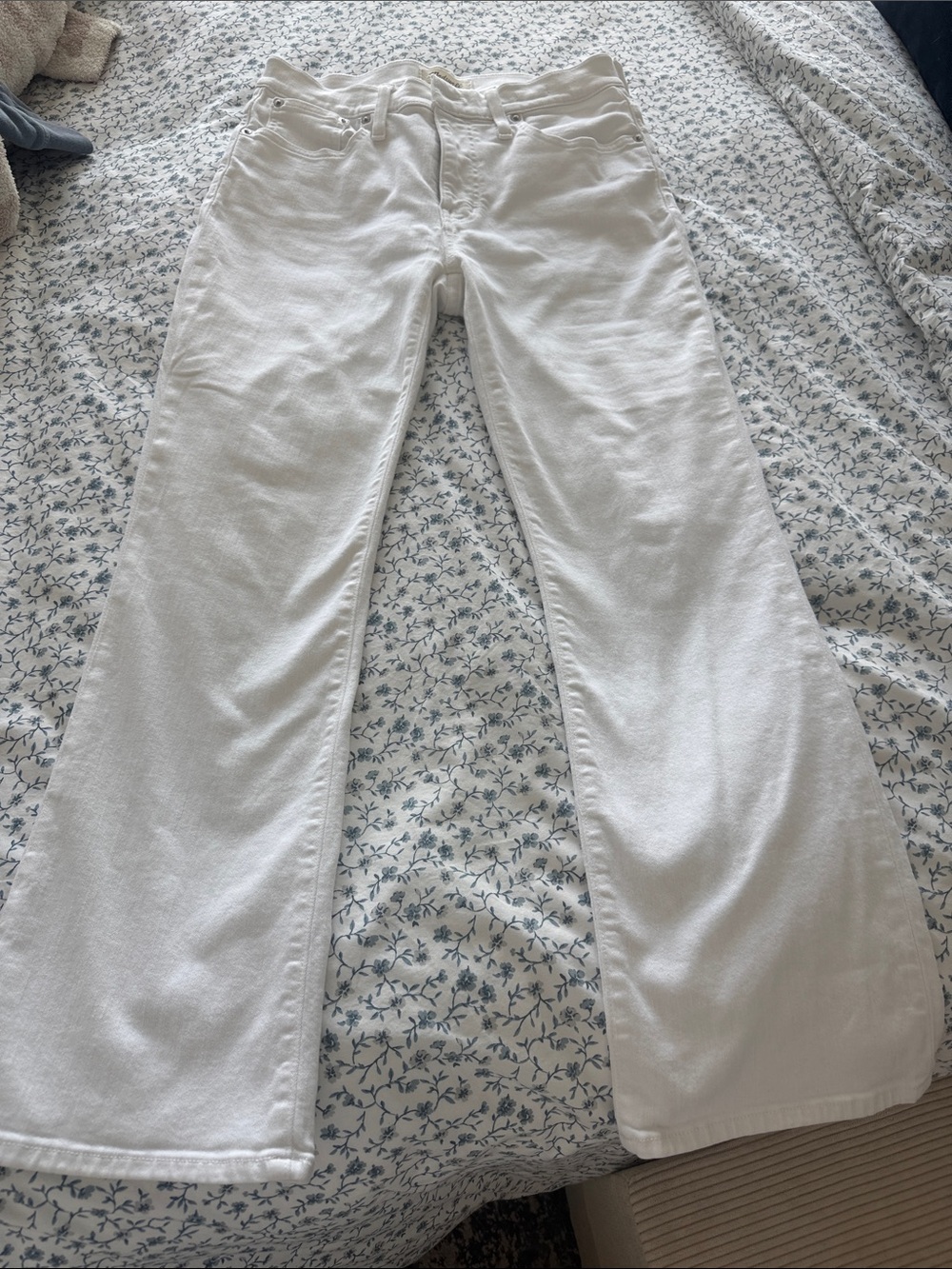 Madewell white jeans size 28